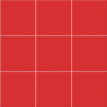 Chroma rouge mat 20X20 cm carrelage Effet Monocouleur