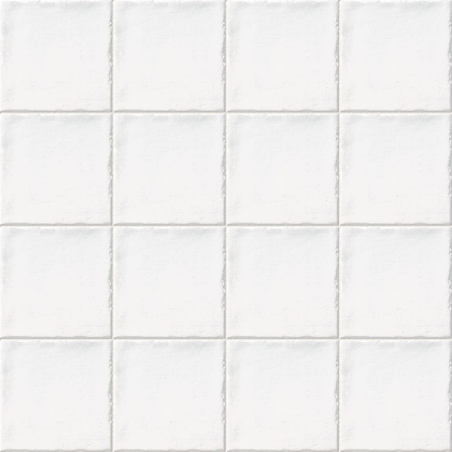 Antic blanc brillant 15X15 cm carrelage Effet Traditionnel