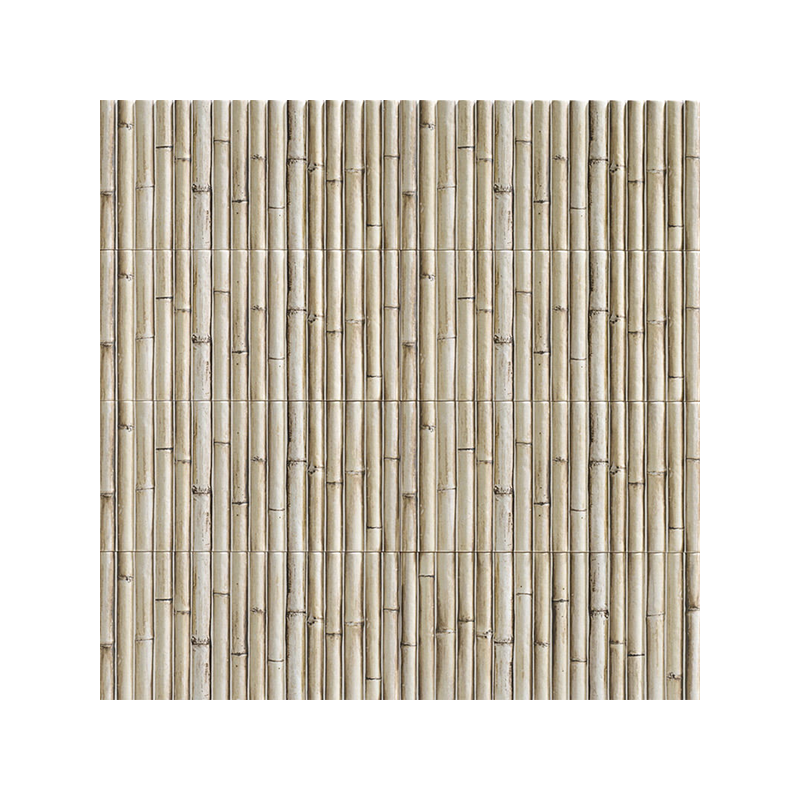 Bamboo blanc mat 15X30 cm carrelage Effet 3D volume