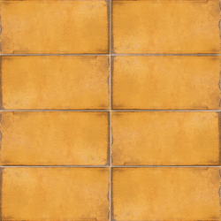 Catania ocre brillant 15X30 cm carrelage Effet Monocouleur