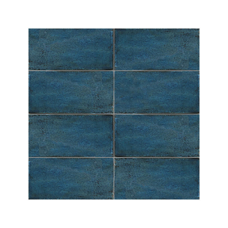 Catania bleu brillant 15X30 cm carrelage Effet Monocouleur