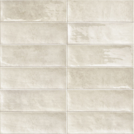 Cinque terre blanc brillant 10X30 cm carrelage Effet Monocouleur