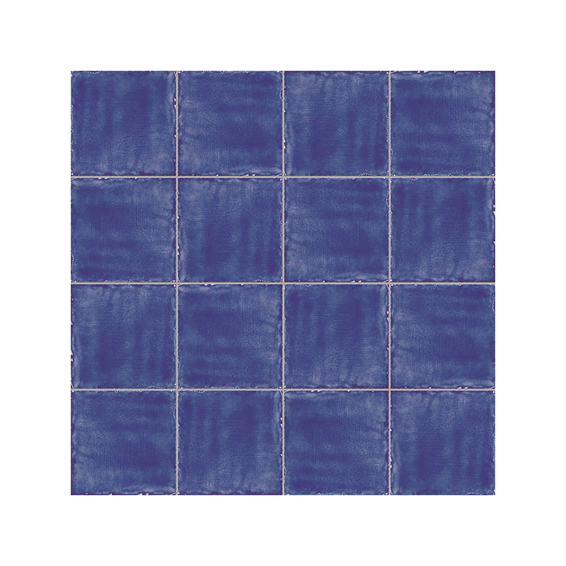 Antic bleu brillant 15X15 cm carrelage Effet Monocouleur