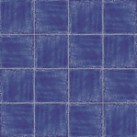 Antic bleu brillant 15X15 cm carrelage Effet Monocouleur