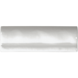 Moldura Antic blanc brillant 5X15 cm carrelage Effet Monocouleur