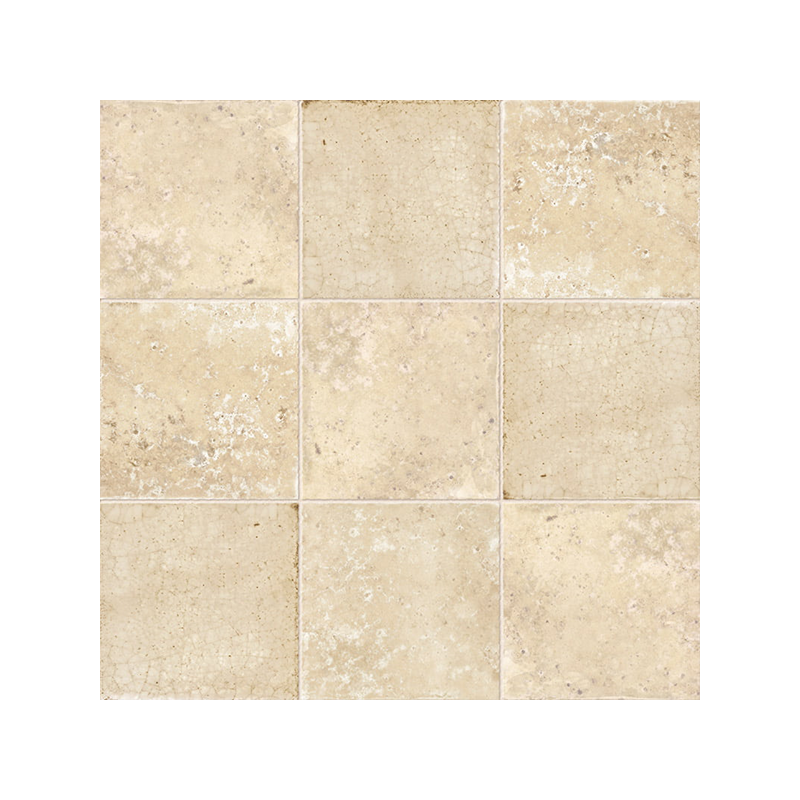 Milano crème satiné 20X20 cm carrelage Effet Pierre