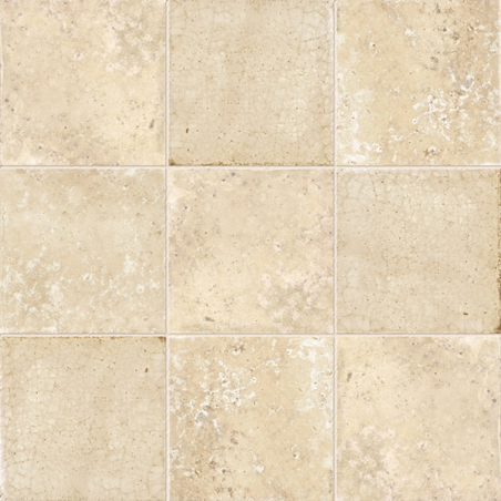 Milano crème brillant 20X20 cm carrelage Effet Pierre