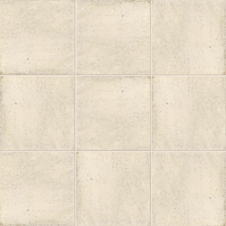 Milano blanc satiné 20X20 cm carrelage Effet Traditionnel