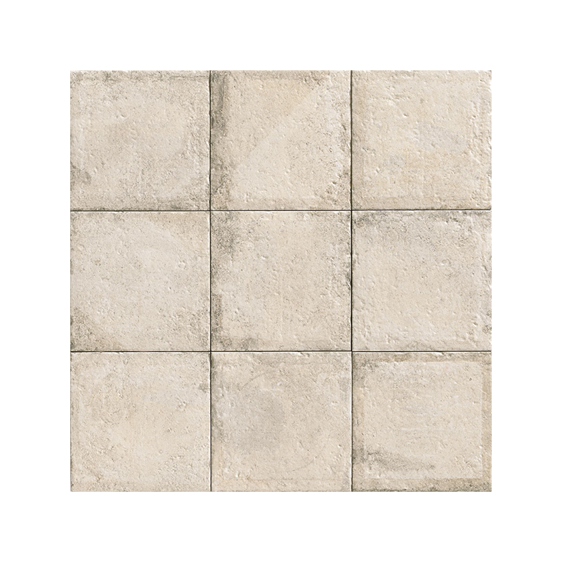 Norland blanc mat 20X20 cm carrelage Effet Pierre