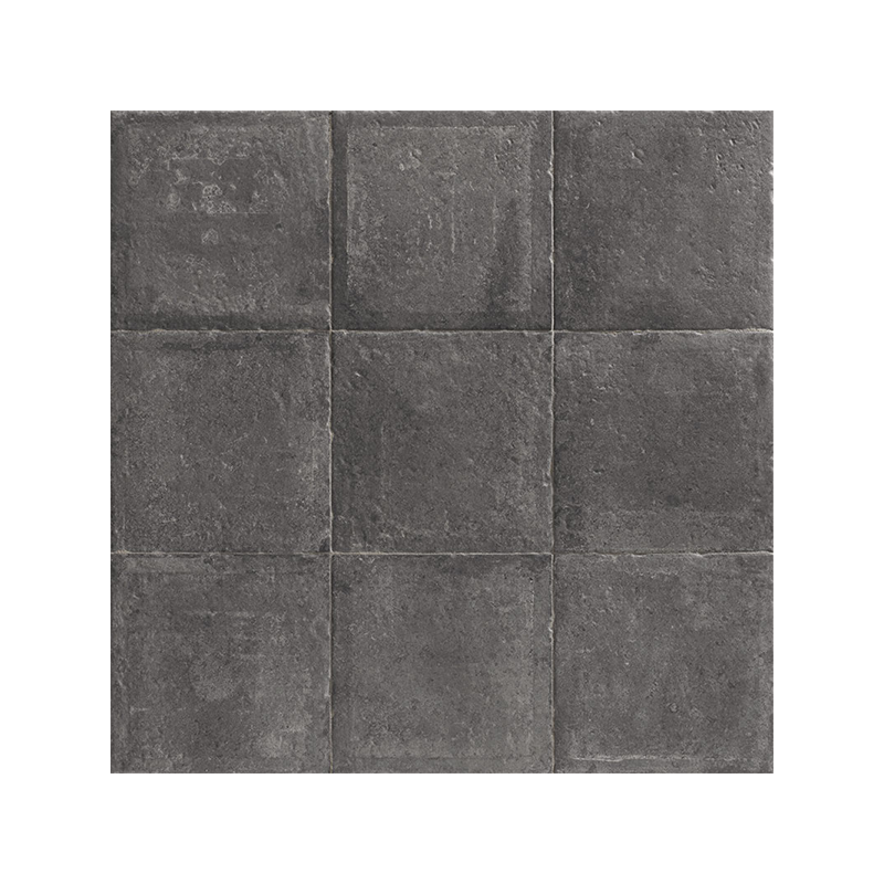 Norland noir mat 20X20 cm carrelage Effet Pierre