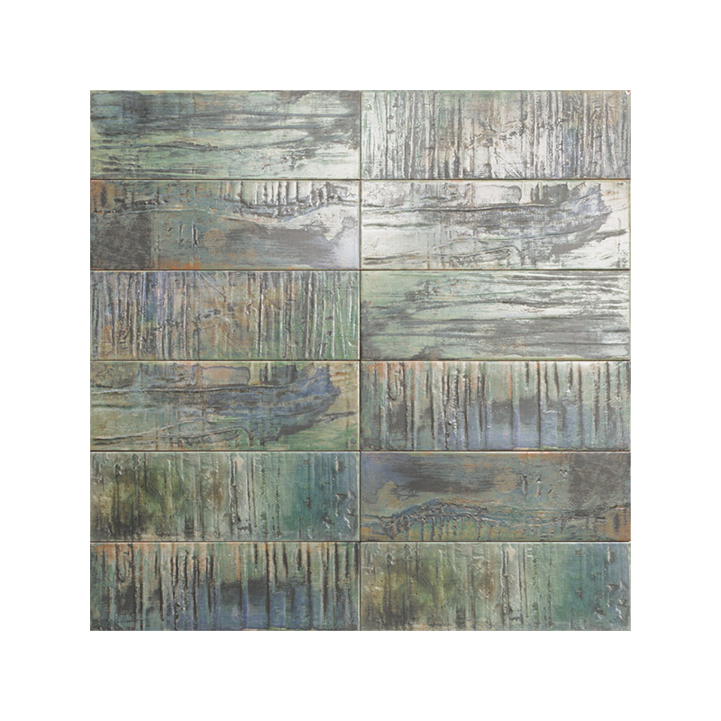 Oldwood vert 10X30 cm carrelage Effet Texture