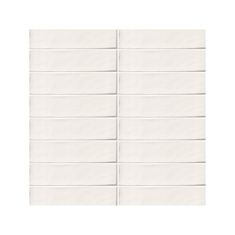 Settecento rustique blanc mat 7,5X30 cm carrelage Effet Monocouleur