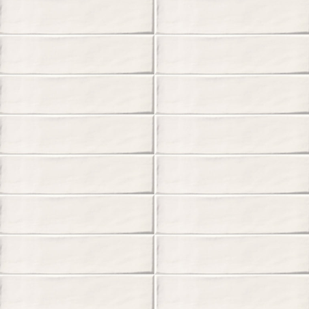 Settecento rustique blanc mat 7,5X30 cm carrelage Effet Monocouleur