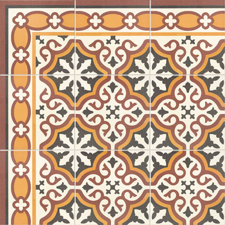 Esquina Victorian Gotic satiné 20X20 cm carrelage Effet Thickness 9mm