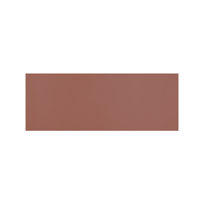 Rodapie Victorian rouge satiné 7X20 cm carrelage Effet Blanc & noir