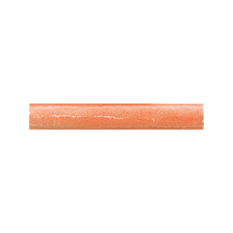 Torelo Vitta orange brillant 3X20 cm carrelage Effet Blanc & noir