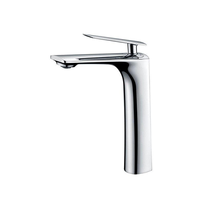 Imex mitigeur lavabo avec bec haut en chrome série scotland