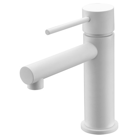 Imex mitigeur de lavabo série Milos stick coloris blanc