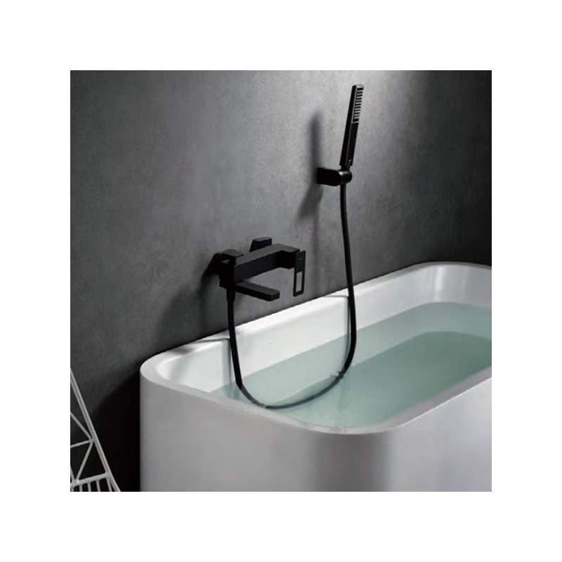 Imex robinets de bain et douche monocommande série Sweden coloris noir mat