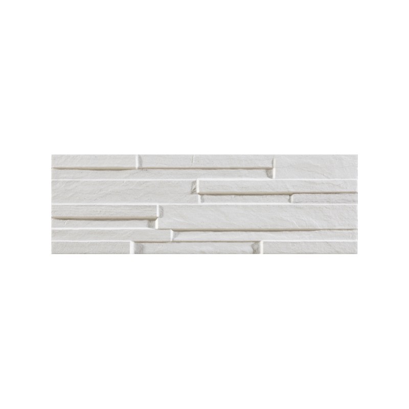 Rockaway Blanc 17X52 cm carrelage effet Pierre