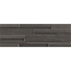 Rockaway Noir 17X52 cm carrelage effet Pierre