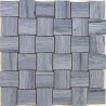 Ceylan NPLUS Bleu Brillant 30X30 cm mosaic effet Bois