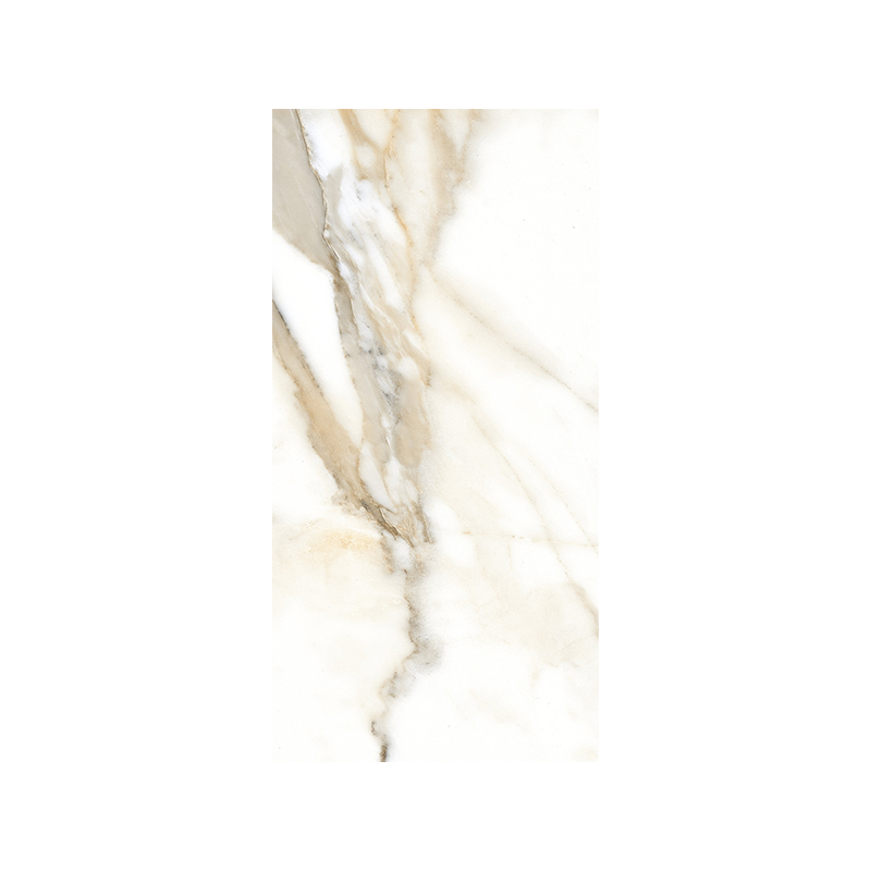 Calacatta B Decoration NPLUS Blanc Brillant 60X120 cm carrelage Effet Marbre