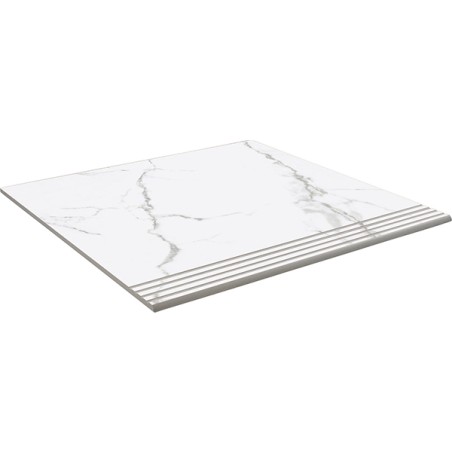 Pel-C.Romo Iceberg NPLUS Blanc Brillant 45X90 cm carrelage Effet Marbre