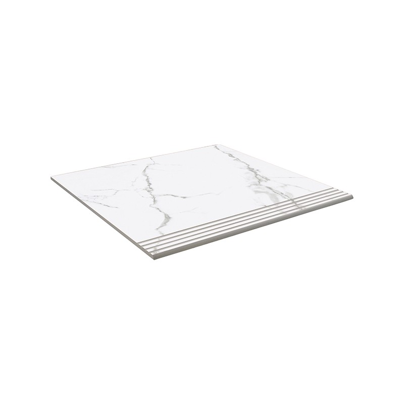 Pel-C.Romo Iceberg NPLUS Blanc Brillant 37.5X75 cm carrelage Effet Marbre