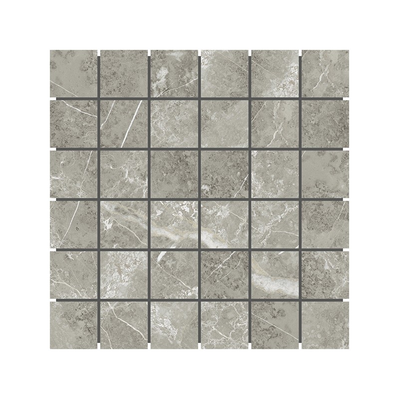 St. Laurent NPLUS Shiny grijs 30X30 cm mozaïek Marmer effect