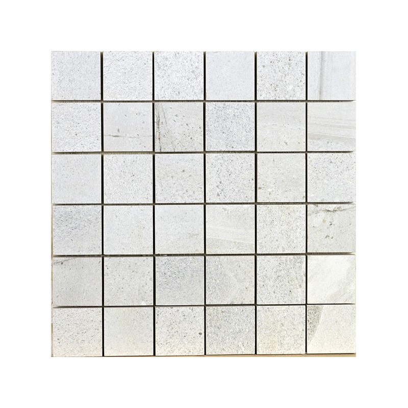 Velvet NPLUS Blanc Brillant 30X30 cm mosaic Effet Pierre