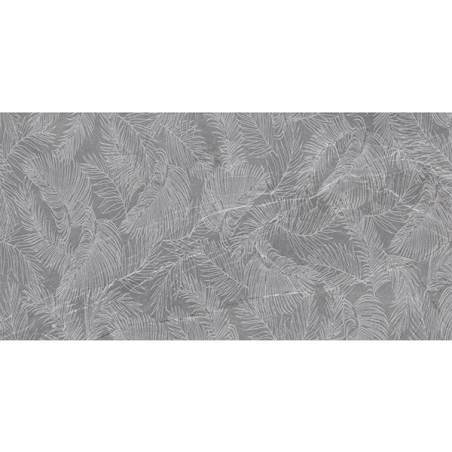 Décor Moon gris foncé brillant 60X120 cm lapado carrelage Effet Pierre