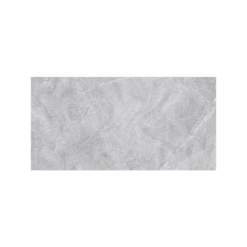 Décor Moon gris brillant 60X120 cm lapado carrelage Effet Pierre