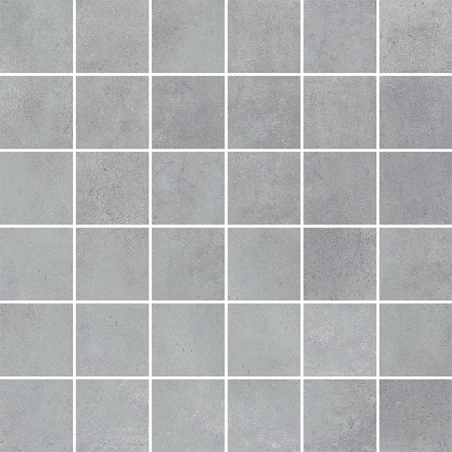 Mosaïque Malla Madox anthracite mat 30X30 cm Effet Ciment