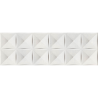 Madox Relieve blanc mat 20X60 cm carrelage Effet Ciment