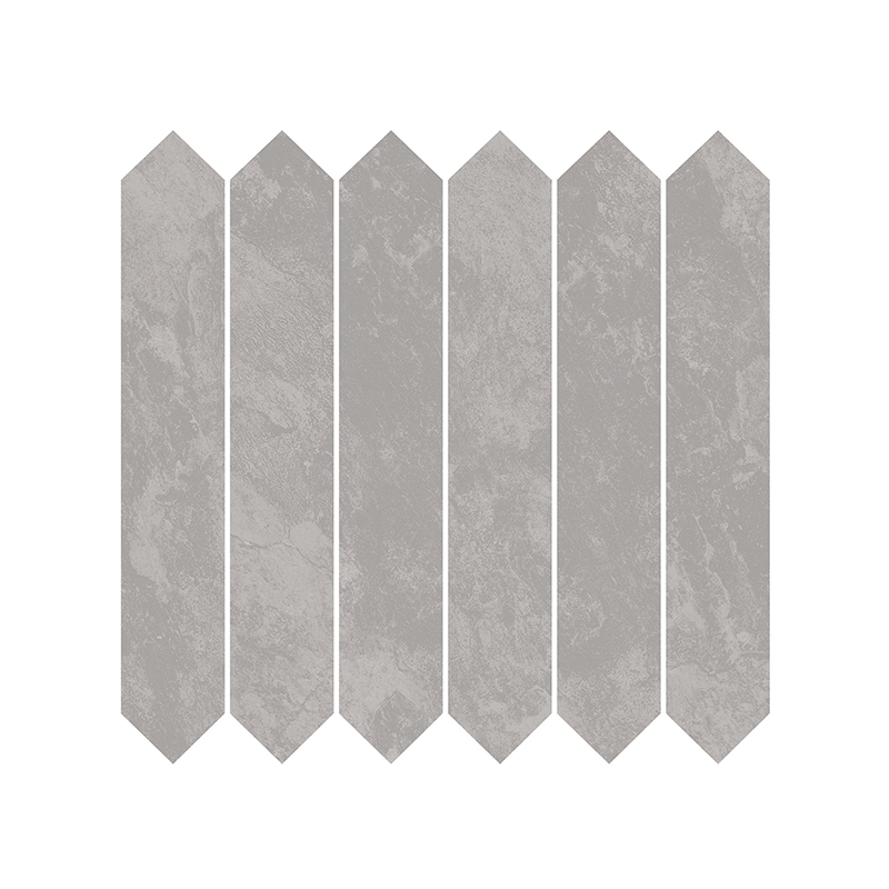 Mosaïque Picket Grand Canyon gris mat 30X30 cm carrelage Effet Pierre