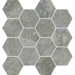 Mosaïque Ardesia hexagonale...