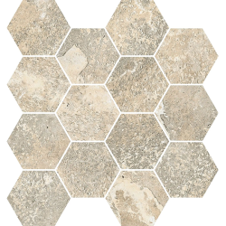 Mosaïque Ardesia hexagonale...