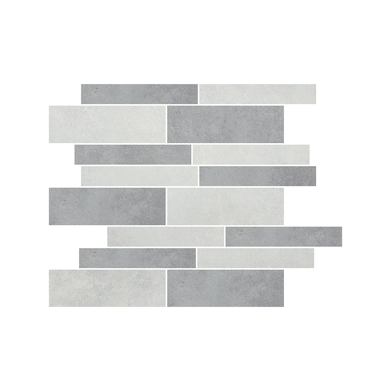 Mosaïque Mureto Madox gris-anthracite mat 28,5X37,4 cm Effet Ciment