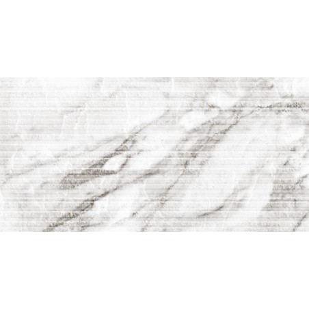 Carrara Stripes White Mate 30X60 cm carrelage Effet Marbre - Argenta