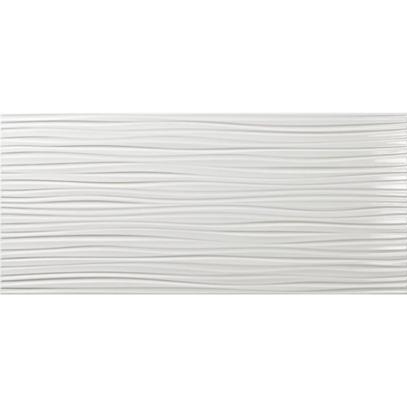 Rlv Indoc blanc brillant 36X80 cm carrelage Effet Monocouleur