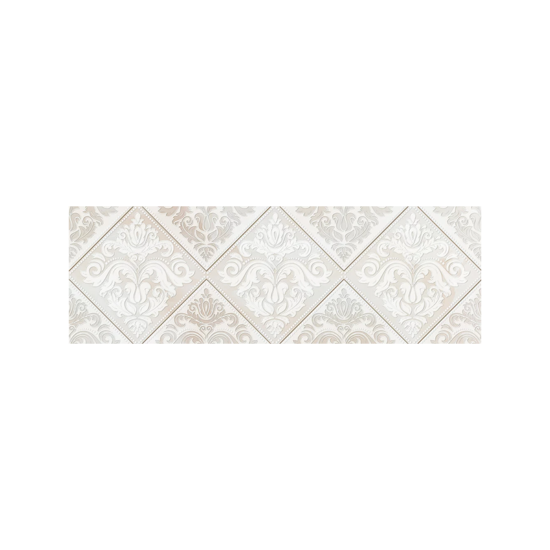 Décor Navona crème mat 30X90 cm carrelage Effet Marbre