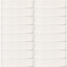 Settecento rustique blanc mat 7,5X30 cm carrelage Effet Biseauté