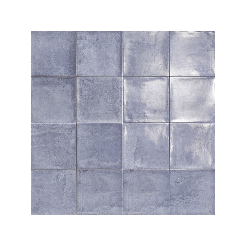 Nazari bleu brillant 15X15 cm carrelage Effet Ciment